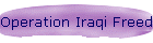 Operation Iraqi Freedom